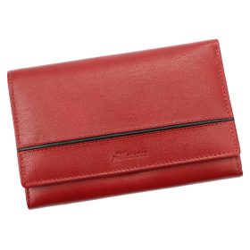    Dámska kožená peňaženka Albatross GN LW-M01 PIPE červená 15 x 9 x 3 cm
