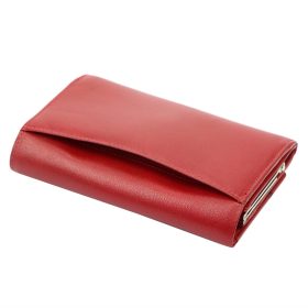    Dámska kožená peňaženka Albatross GN LW-M01 PIPE červená 15 x 9 x 3 cm