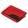  Dámska kožená peňaženka Albatross GN LW-S02 TAB červená 11 x 9 x 2,5 cm