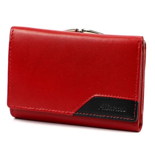  Dámska kožená peňaženka Albatross GN LW-S02 TAB červená 11 x 9 x 2,5 cm