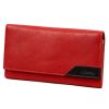  Dámska kožená peňaženka Albatross GN LW-L01 TAB červená 18 x 10 x 2,5 cm