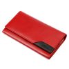 Dámska kožená peňaženka Albatross GN LW-L02 TAB červená 18 x 10 x 2,5 cm