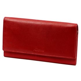    Dámska kožená peňaženka Albatross GN LW-L01 červená 18,5 x 10 x 3 cm