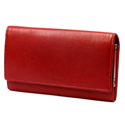  Dámska kožená peňaženka Albatross GN LW-L02 červená 18 x 10 x 3 cm