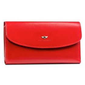    Peterson PTN 2537-BO červená dámska kožená peňaženka 19 x 10 x 3 cm
