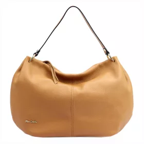    Pierre Cardin 6331 EDF / 5341 EDF hnedá dámska kožená kabelka 43 x 29 x 10 cm