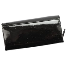    Mato Grosso 0743-602 RFID čierna dámska kožená peňaženka 18,5 x 9 x 3,8 cm