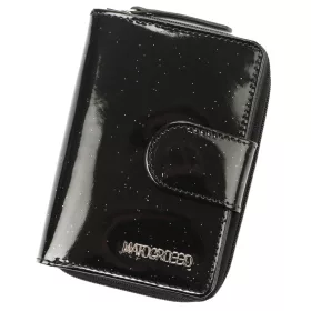    Mato Grosso 0745-602 RFID čierna dámska kožená peňaženka 10 x 13,5 x 3,3 cm