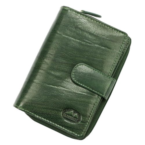  EL FORREST 813-18 RFID zelená dámska kožená peňaženka 9,5 x 13,5 x 3,5 cm