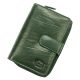  EL FORREST 813-18 RFID zelená dámska kožená peňaženka 9,5 x 13,5 x 3,5 cm