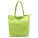  MiaMore 01-014 Z zelená dámska kožená taška cez rameno 40 x 38 x 13 cm