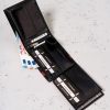 Peterson PTN N992-VTP fekete-piros férfi bőr pénztárca 12.5 x 10 x 2.5 cm 