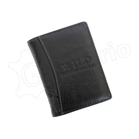    Wild Things Only 5500/5352 čierna pánska kožená peňaženka 9,2 x 12,5 x 2,3 cm