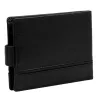  Pánska peňaženka Albatross GN MW60Z z čiernej hovädzej kože 13 x 9,5 x 2,8 cm