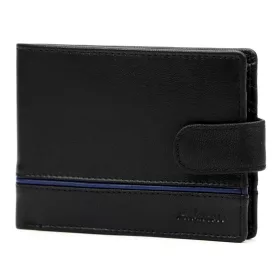    Albatross GN MW60Z čierna pánska peňaženka z hovädzej kože 13 x 9,5 x 2,8 cm