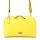  MiaMore 01-043 žltá dámska kožená kabelka cez rameno, crossbody kabelka 26,5 x 16,5 x 8 cm