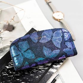    Peterson PTN 42123-ONBF modrá dámska kožená peňaženka 18,5 x 10 x 3,5 cm