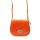  Gregorio 117 oranžová dámska kožená taška cez rameno, bočná taška 20 x 16 x 6,5 cm