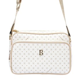    BRICIOLE 4047# biela dámska kožená taška 27 x 20 x 11 cm