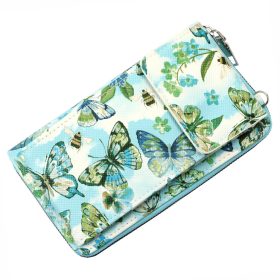    Dámska peňaženka Jessica K-3302 s tyrkysovým vzorom 19,5 x 11,5 x 5 cm