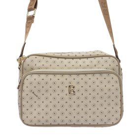    Dámska kožená taška BRICIOLE 4047# čierno-béžová 27 x 20 x 11 cm