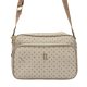  Dámska kožená taška BRICIOLE 4047# čierno-béžová 27 x 20 x 11 cm