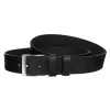  Pánsky kožený opasok Peterson 042268 PUR BLACK