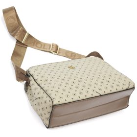 BRICIOLE 4109# bézs rostbőr táska 10 x 19 x 29 cm