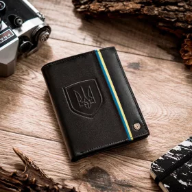    Peterson PTN 303UP čierna pánska kožená peňaženka 9,5 x 12,5 x 2 cm