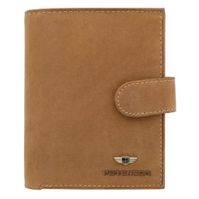  Peterson PTN 317Z 2-1-5 hnedá pánska kožená peňaženka