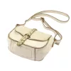  Dámska kožená kabelka VS 002 béžovej farby 24 x 18 x 11 cm