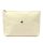  Gregorio COSMETICS-004 krémová dámska kožená kozmetická taštička 29 x 19 x 10 cm