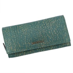    Mato Grosso 0743-30 RFID zelená dámska kožená peňaženka 18,5 x 9 x 3,5 cm
