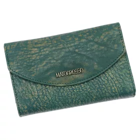    Mato Grosso 0744-30 RFID zelená dámska kožená peňaženka 15,5 x 9,5 x 4 cm