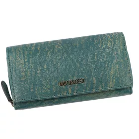    Maťo Grosso 0920-30 RFID modrá dámska kožená peňaženka 17 x 9 x 3,5 cm
