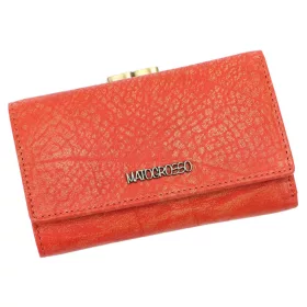    Maťo Grosso 0948-50 RFID červená dámska kožená peňaženka 14,5 x 9,5 x 4 cm