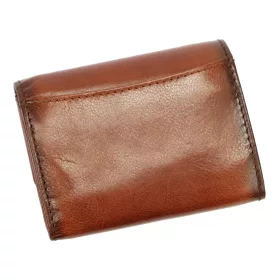    EL FORREST 942-29 RFID hnedá pánska kožená peňaženka 9,5 x 7,5 x 2,5 cm