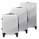  Sada kufrov Pierre Cardin silver abs 3-dielna 55/65/75 cm