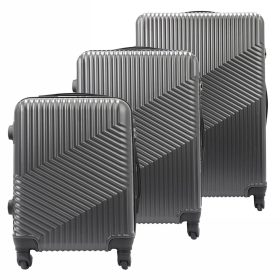  Pierre Cardin grey abs 3-dielny set kufrov 55/65/75 cm