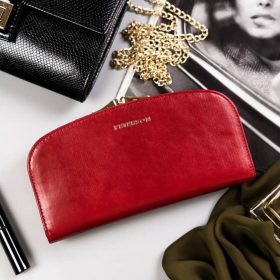    Peterson PTN 42123-SG červená dámska kožená peňaženka 18,5 x 10 x 3,5 cm