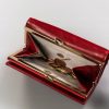  Peterson PTN 42108-SG červená dámska kožená peňaženka 14 x 9 x 3,5 cm