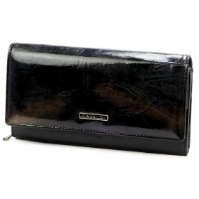    Cavaldi PN28 YM čierna kožená dámska peňaženka 19 x 10 cm