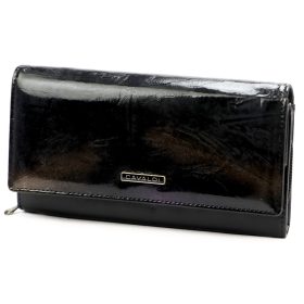    Cavaldi PN28 YM čierna kožená dámska peňaženka 19 x 10 cm