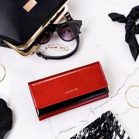    Peterson PTN 421028-SH červená dámska kožená peňaženka 18,5 x 10 x 3,5 cm