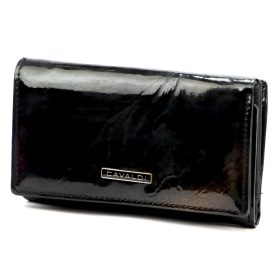    Cavaldi PN29 YM čierna kožená dámska peňaženka z kože 19 x 10 cm
