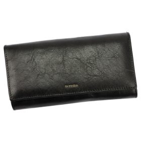    PATRIZIA IT-122 RFID čierna dámska peňaženka z hovädzej kože 19,5 x 10 x 4 cm
