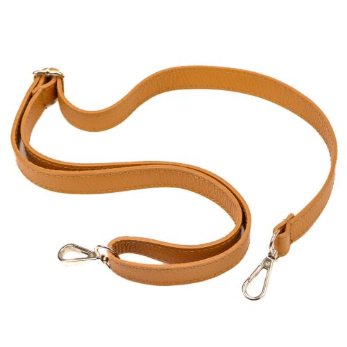  Remienok na kabelku Gregorio z hnedej hovädzej kože, doplnok 119 x 2,3 cm