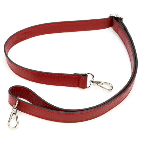  Remienok na kabelku Gregorio z bordovej hovädzej kože, doplnok 119 x 2,3 cm