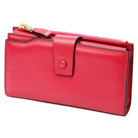    Eslee 3023 purpurová dámska peňaženka z hovädzej kože 19 x 10,5 x 3 cm