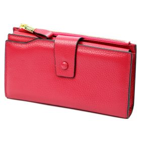    Eslee 3023 purpurová dámska peňaženka z hovädzej kože 19 x 10,5 x 3 cm